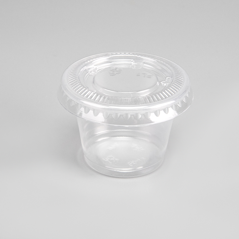 CM Plastic Sauce Cups 1 oz. - 2500/Case
