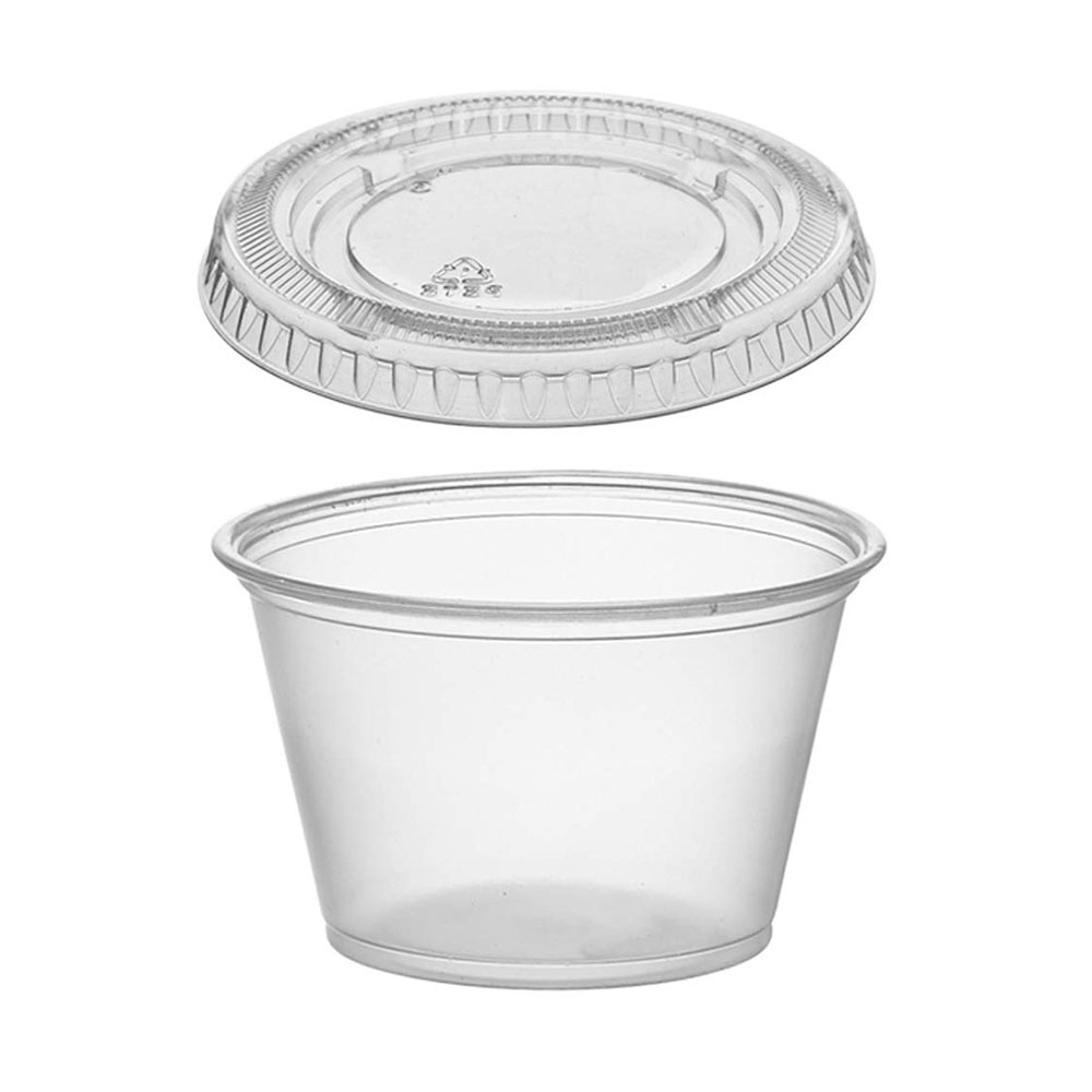 0.5/0.75/1.0/1.25oz PET Sauce Cup Lid